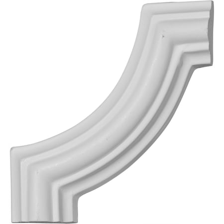 Ekena Millwork 3 1/8"W x 3 1/8"H Wakefield Traditional Panel Moulding Corner (matches moulding PML00X00CL) PML03X03WA